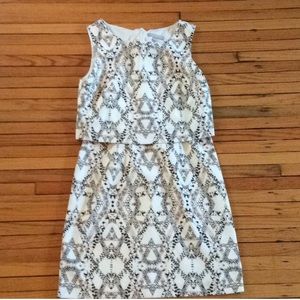 Banana Republic Faux 2 pc. Dress Snake Print